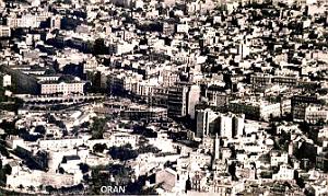 Oran - Vue aerienne Quartier du Lycee